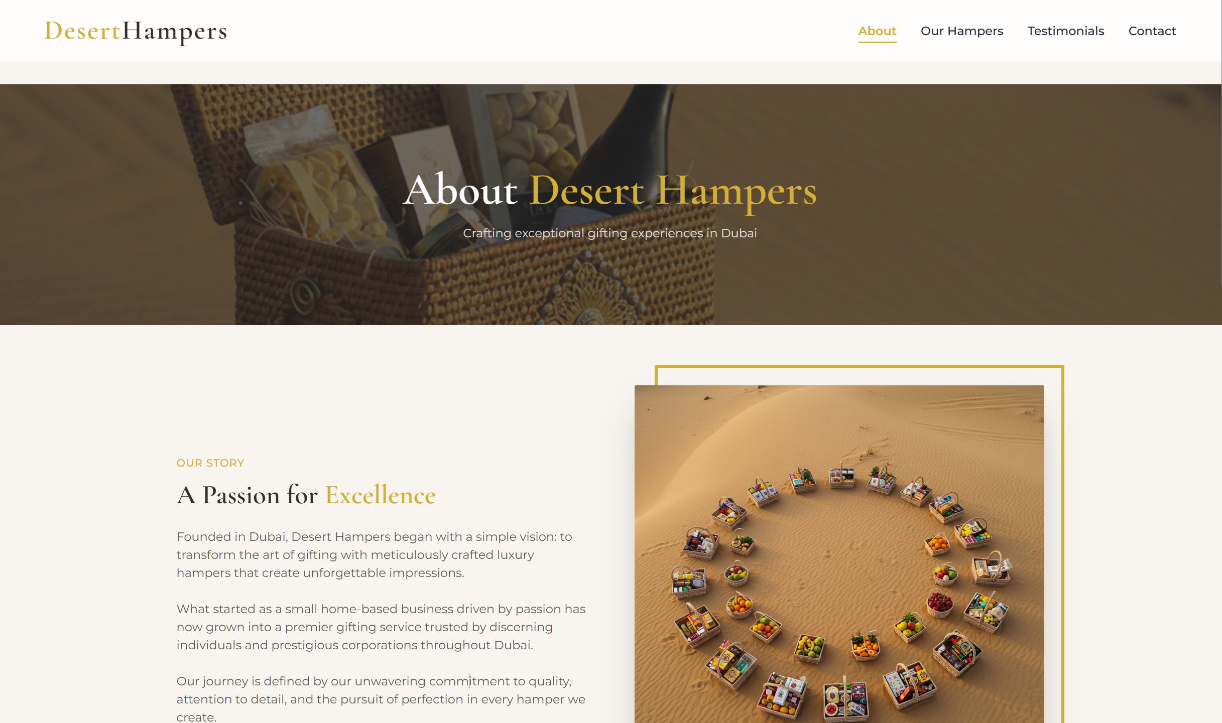 Luxury Gift Hamper E-commerce