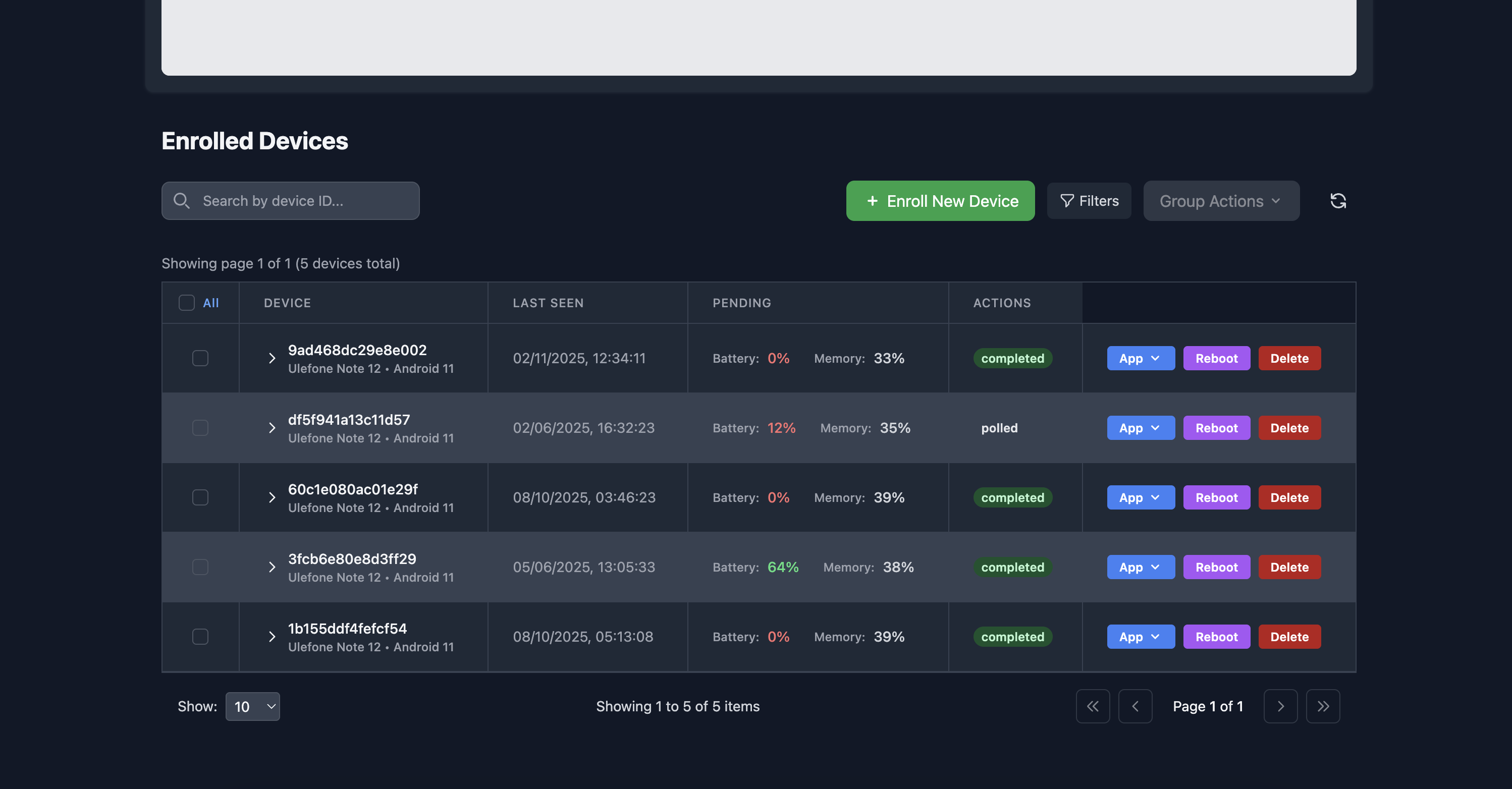Nodo MDM Platform