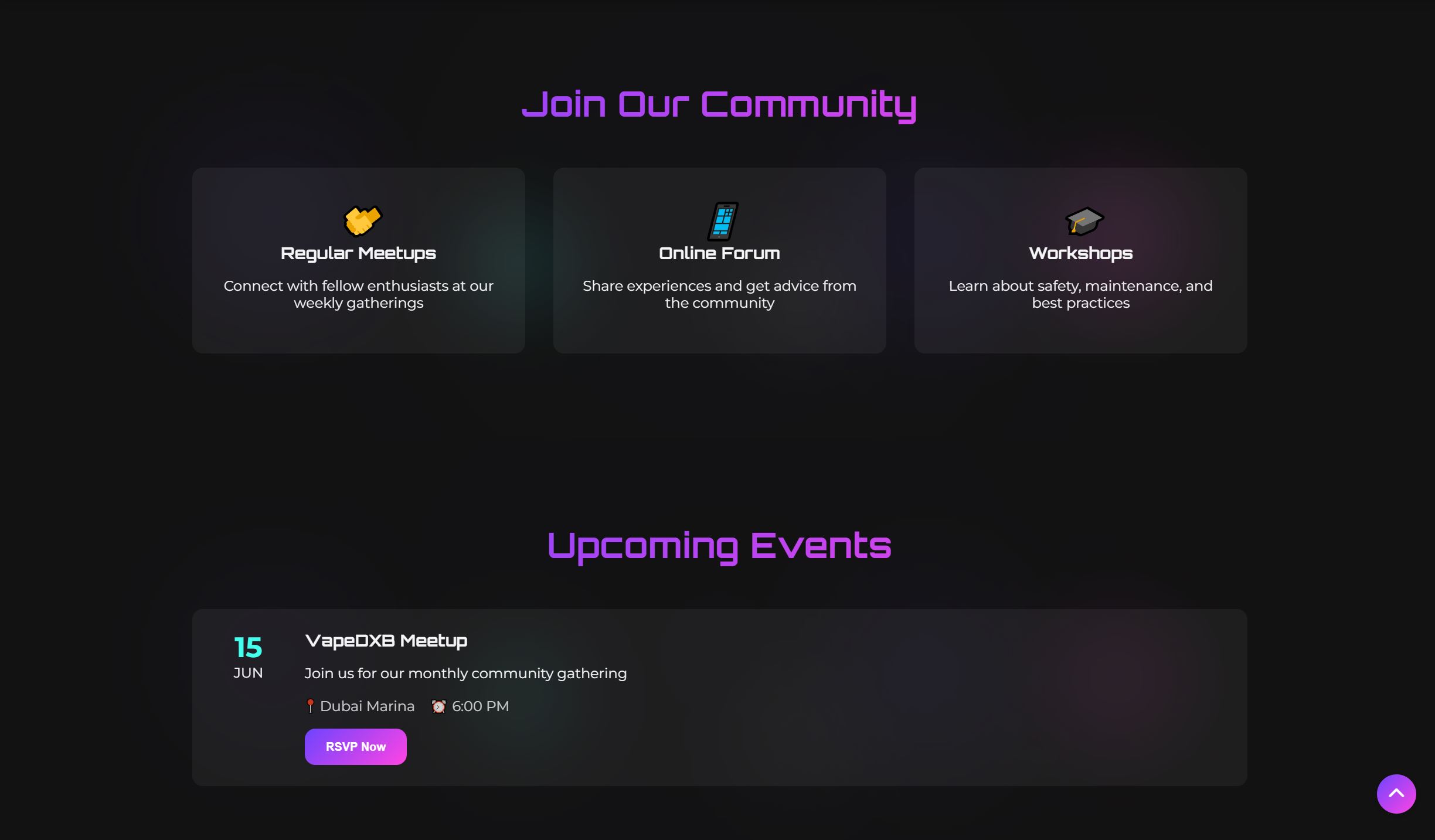 Vaping Community Platform
