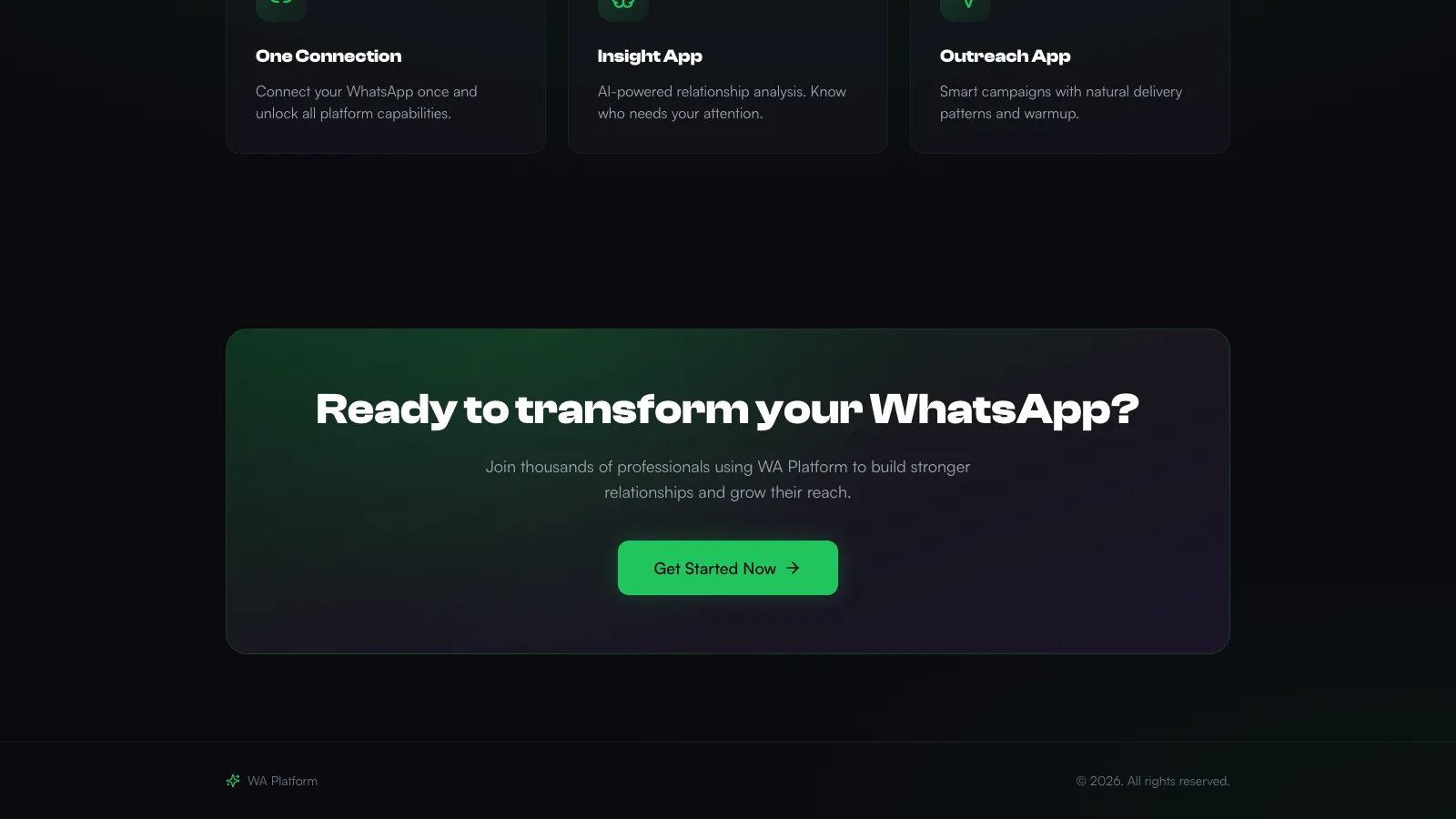 WA Platform